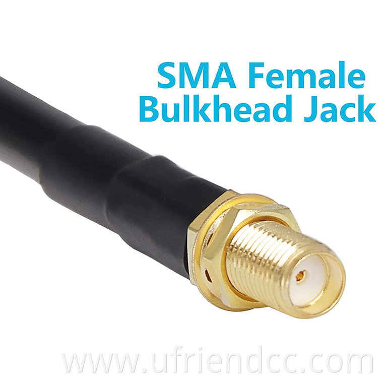 Custom RG174 Male to Female Connector RF Wifi Antenna Coaxial Extension Cables